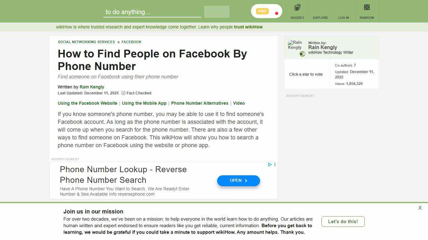How to Search a Phone Number on Facebook: Desktop & Mobile